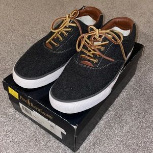 Polo Ralph Lauren Shoes Size 9, Navy Blue/Brown